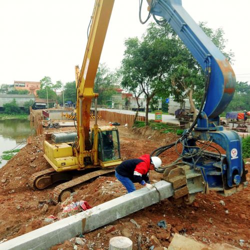 Công trình cầu nét cọc bê tông ở Từ Sơn - Bắc Ninh